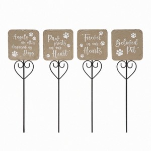 Transpac Resin Pet Memorial Garden Pick Set of 4 Spring Home Decorations - 1 of 1