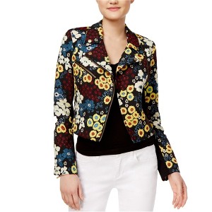 Rachel Roy Womens Textured Full-Zip Motorcycle Jacket - 1 of 1