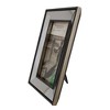 Northlight 4" x 6" Silver Studded Glass Mirror Encased Photo Picture Frame - 2 of 4