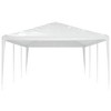 vidaXL White Party Tent, Iron-Frame Outdoor Canopy, UV- and Water-Resistant PE Material, Garden Gazebo, 29.5'x13.1'x8.9' Size - 3 of 4
