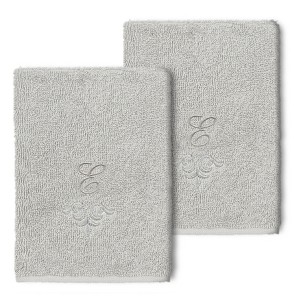 Linum Home Textiles 100% Turkish Cotton MONICA 2PC Embellished Washcloth Set - 1 of 1