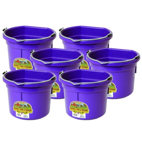 20qt Flat Back Bucket Green