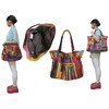 Amerileather Rainbow Mazy Tote Bag – Top Grain Lambskin Leather Handbag with Artistic Patchwork and Everyday Storage - 4 of 4