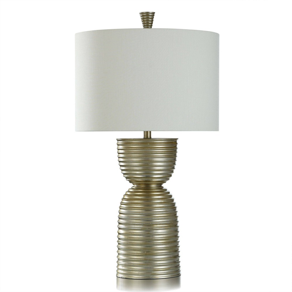 Photos - Floodlight / Street Light Spun Hour Glass Transitional Table Lamp Imperial Silver - StyleCraft