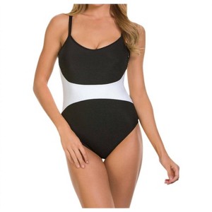 Women's Color Block Serena One Piece Swimsuit - Magicsuit - 1 of 3