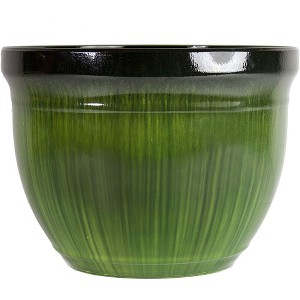 Gardener's Select Madison Planter, Green Drip, 15in - 1 of 2