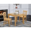 Small Kitchen Table Set - 36 Inch Square Dining Table with 2 Chairs - Tuscan Style Dining Set - 2 of 4