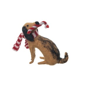 Gallerie II Dog Candycane Figurine - 1 of 4