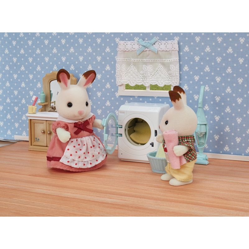 Calico Critters Laundry & Vacuum Cleaner, Dollhouse Furniture and Accessories, 4 of 6