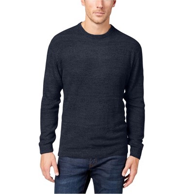 Weatherproof Mens Textured Striped Pullover Sweater