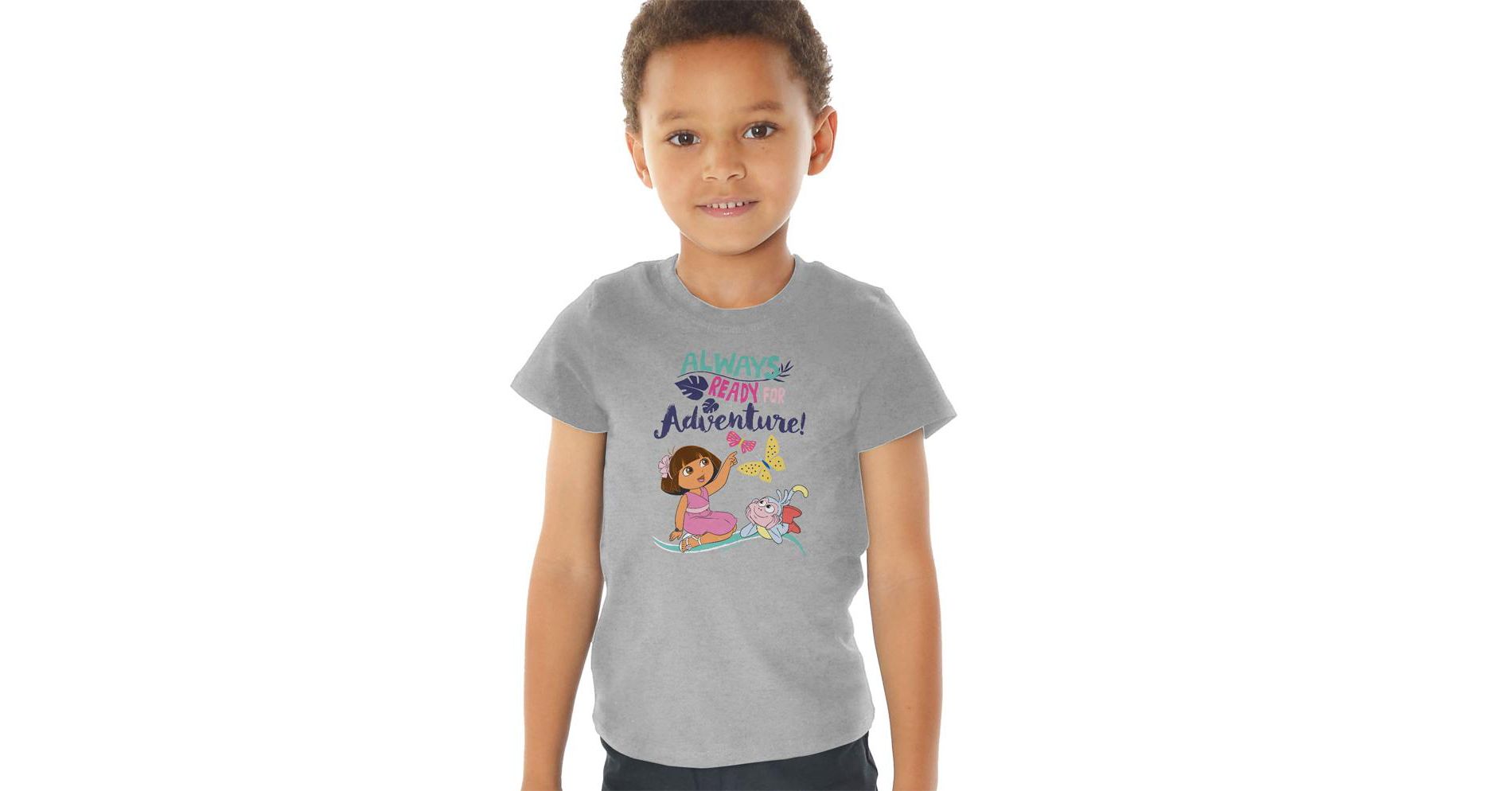 Toddler Boys' Dora the Explorer Always Ready For Adventure T-Shirt (3T) Athletic Heather