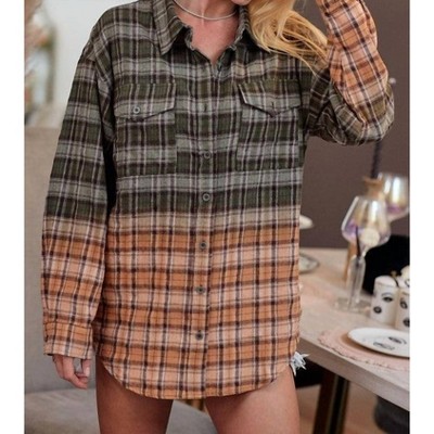 Women's Girlfriend Button Down Long Sleeve Top - BiBi