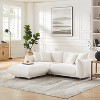 MINIMORE Modern Style 88.9"W Chris 3Seater Sofa and Ottoman - 2 of 4