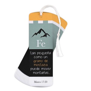 Dicksons BKMTL-502 Fe Grano De Mostaza Yellow and Blue 2 x 6 Inch Paper and Tassel Place Keeper Bookmark Pack of 12 - 1 of 2