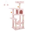 Feandrea 44.1'' /56.3" Cat Tree Tower for Indoor Cats ,Multi-Level Cat Condo Cat Furniture with Scratching Posts - 2 of 4