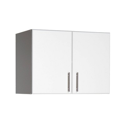 White 96" Cabinet Set with Adjustable Shelving