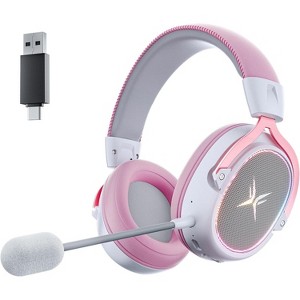 TAGRY K3 2.4GHz Wireless Gaming Headsets 7.1 Surround Sound Bluetooth Headphones 70H Playtime ENC Noise Cancelling Over Ear Game Headphone with Mic - 1 of 4