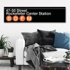 Courtside Market 47-50 Street Rockerfeller Center Station 6x24 Wooden Artboard Décor - 2 of 2