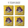 NCAA East Carolina Pirates 4pk Yellow Toss Game Set - 2 of 4