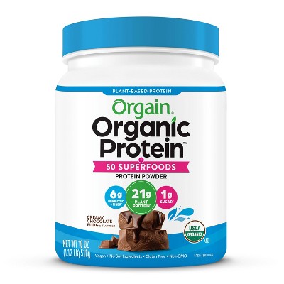 Orgain Organic Vegan Protein & Superfoods Powder - Chocolate - 16oz