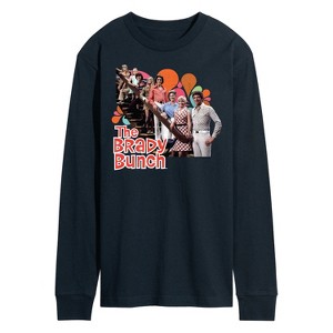 Men's - The Brady Bunch - Family Photo Long Sleeve Graphic T-Shirt - 1 of 3