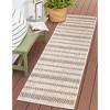Liora Manne Avena  Indoor/Outdoor Rug  Ivory.. - 3 of 4