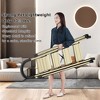 Topteng 4 Step Ladder Folding Step Stool 330lbs Capacity with Anti-Slip Pedal & Handle, Gold - 4 of 4