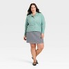 Women's Long Sleeve Heart Button Cardigan Sweater - A New Day™ - 3 of 3