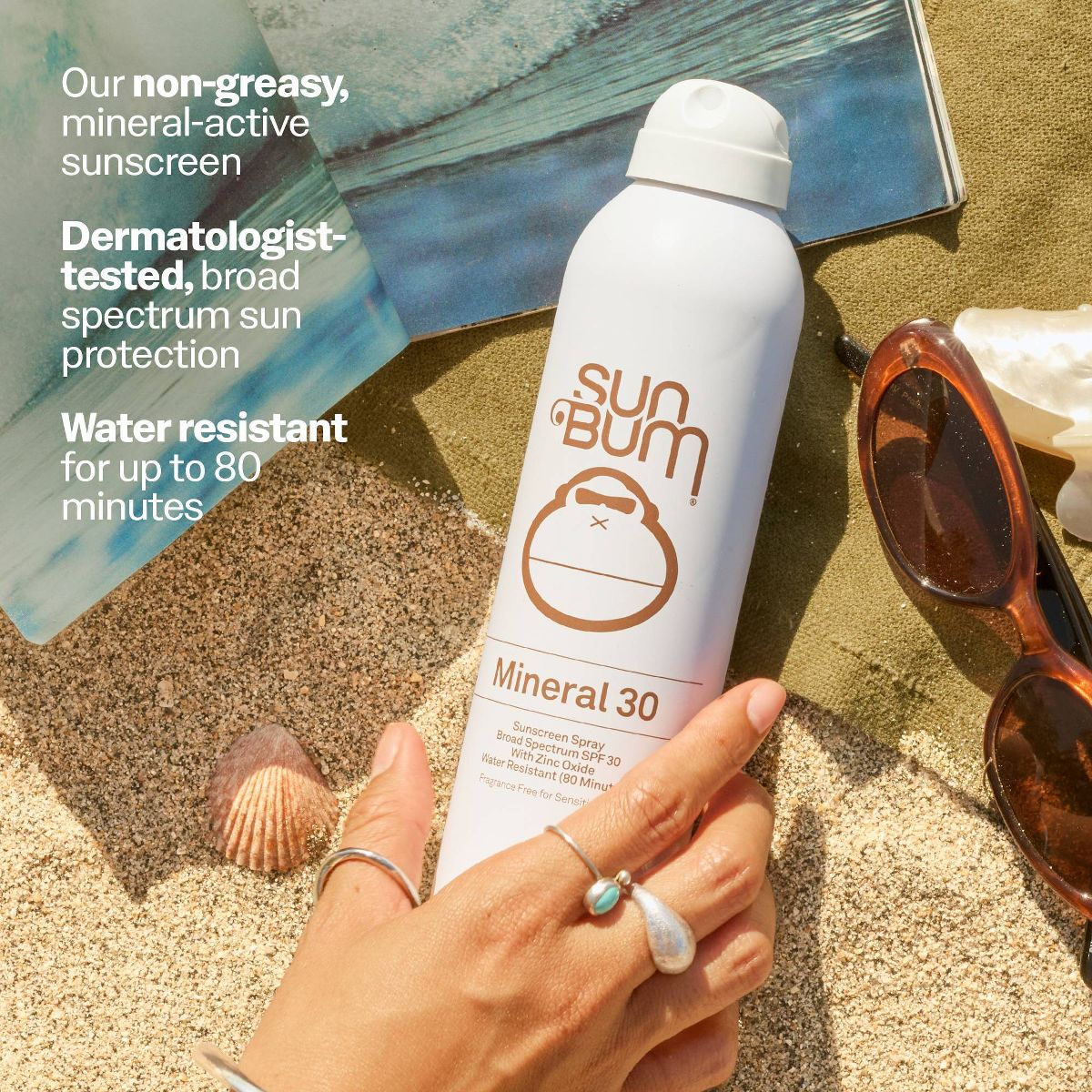 Sun Bum Mineral Spray Sunscreen - SPF 30 - 6oz - thumbnail 2
