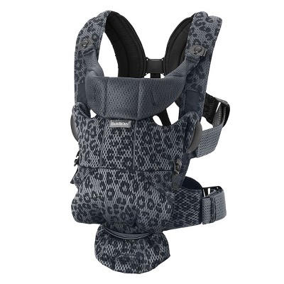 BabyBjörn Baby Carrier Free Mesh - Anthracite Leopard