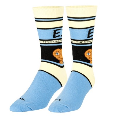 ODD SOX, Movies, E.T Extra-Terrestrial, Novelty Crew Socks, Fun Cool 80s