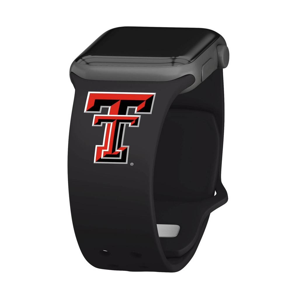 Photos - Watch Strap NCAA Texas Tech Red Raiders Silicone Apple Watch Band 42/44/45/49mm