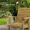 Maggift Patio Accent Chairs, Rocking Chair, Rocker High Back Garden Seat For Indoor Outdoor, Brown, 25.25"*33.75"*33.5" - 2 of 4