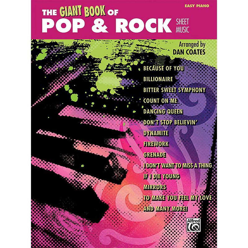 Alfred The Giant Book of Pop & Rock Sheet Music Easy Piano Book, 1 of 2