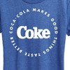 Women's - Coca-Cola - Coke Makes Things Taste Better Short Sleeve Graphic T-Shirt - 2 of 4