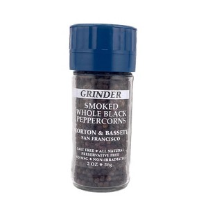 Morton & Bassett Spices Grinder Smoked Whole Black Peppercorns - 2oz - 1 of 3