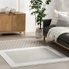 Nuloom Ofeliya Geometric Reversible Pet Friendly Premium Machine Washable Area Rug - 2 of 4