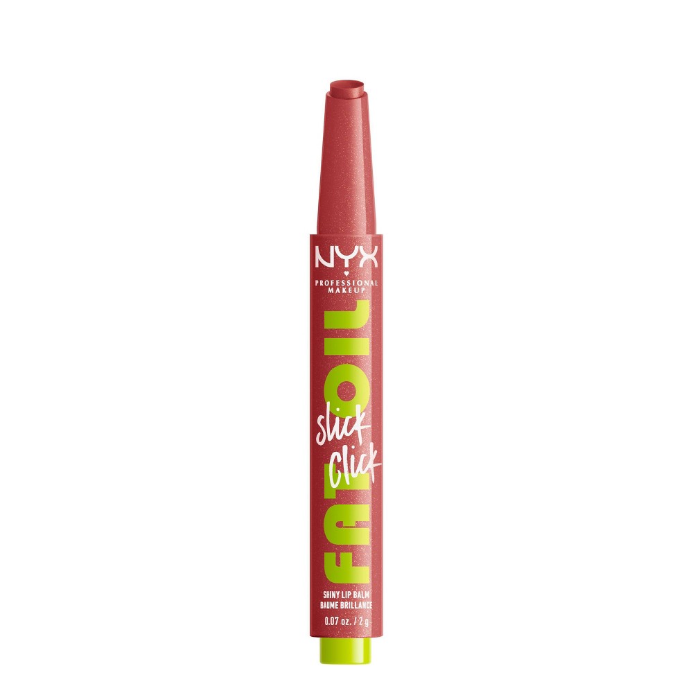 Photos - Lipstick & Lip Gloss NYX Professional Makeup Fat Oil Slick Click Tinted Lip Balm - No Filter Ne 