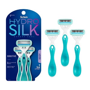 Schick Hydro Silk Sensitive Women's Disposable Razors - 3 ct - 1 of 4