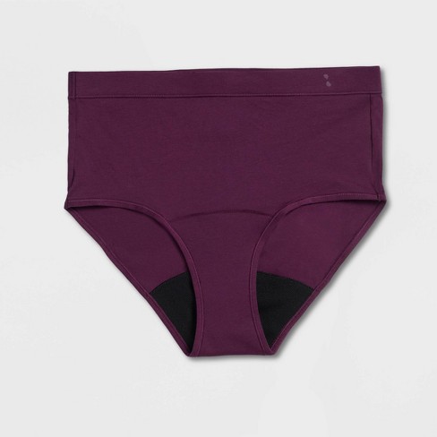 Period Swimwear Menstrual Leakproof Bikini Bottom Absorbent Pants High  Waist Swimming Trunks for Teenagers Women,Purple M