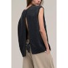 Women's Open Tie Back Sweater Vest - MOD REF - 2 of 3