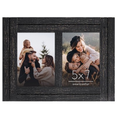 Americanflat Dual Rustic Photo Frame