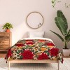 Deny Designs Twin Extra Long Avenie Yuletide Bright Comforter and Pillow Sham Green - 3 of 4