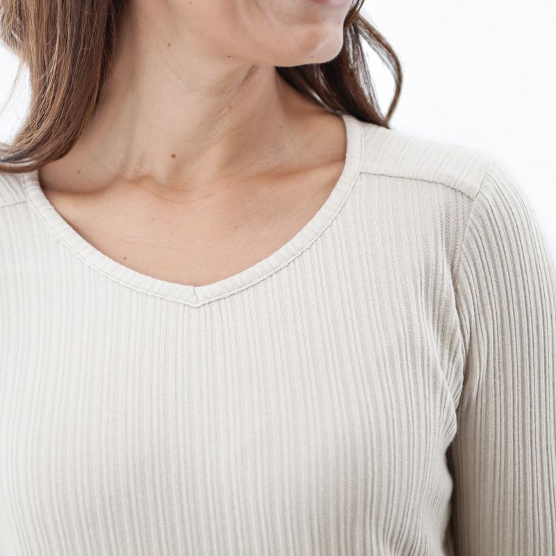 Aventura Clothing Women's Bliss Long Sleeve V-Neck T-Shirt, 4 of 6