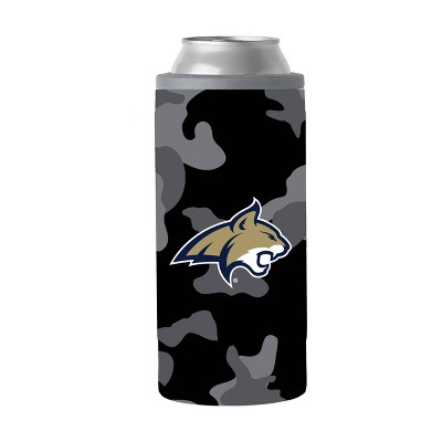 NCAA Montana State Bobcats 12oz Black Camo Slim Can Cooler