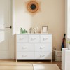NicBex Dresser for Bedroom,Chest of Drawers with Fabric Bins and Black Metal Handles Design,Fabric Storage Dressers for Bedroom - 2 of 4