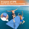 Huxxion Floating Water Mat 9/12/18 Ft, 3 Layer Tear Resistant XPE Foam Floating Mat for Lake Pool Beach and Ocean - 2 of 4