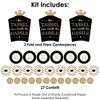 Big Dot of Happiness Tassel Worth The Hassle - Gold - 2025 Graduation Party Decor and Confetti - Terrific Table Centerpiece Kit - Set of 30 - 3 of 4
