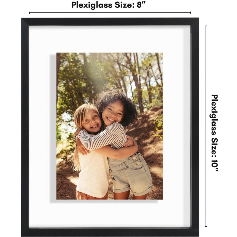 Americanflat Floating Aluminum & Plexiglass Picture Frame, 2 of 9