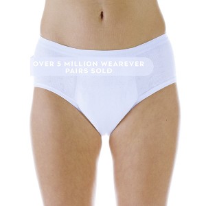 1-Pack Wearever Maximum Absorbency Mid-Rise Panty - 1 of 4